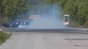 volvo 940 turbo drifting hultsfred drifttrack 2015