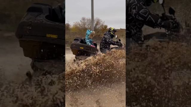 Покатушки с дочкой. #stelsguepard #квадроцикл смотреть онлайн