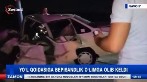 YO'L QOIDASIGA BEPISANDLIK O'LIMGA OLIB KELDI