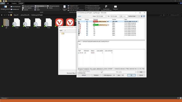 9. Kurzvorstellung GUI für Git - Einführung in Git смотреть онлайн
