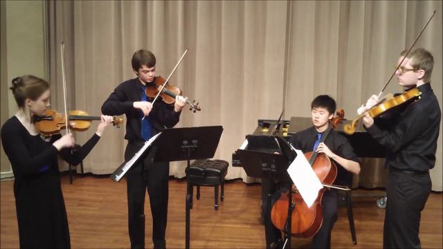 Quartet Fuoco plays Bartok String Quartet #4, Mvt. V смотреть онлайн