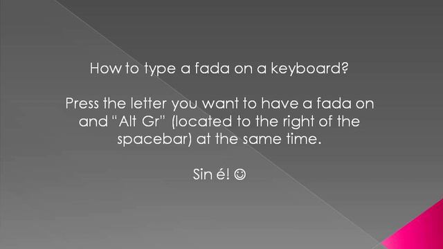 How to type a fada on a keyboard смотреть онлайн