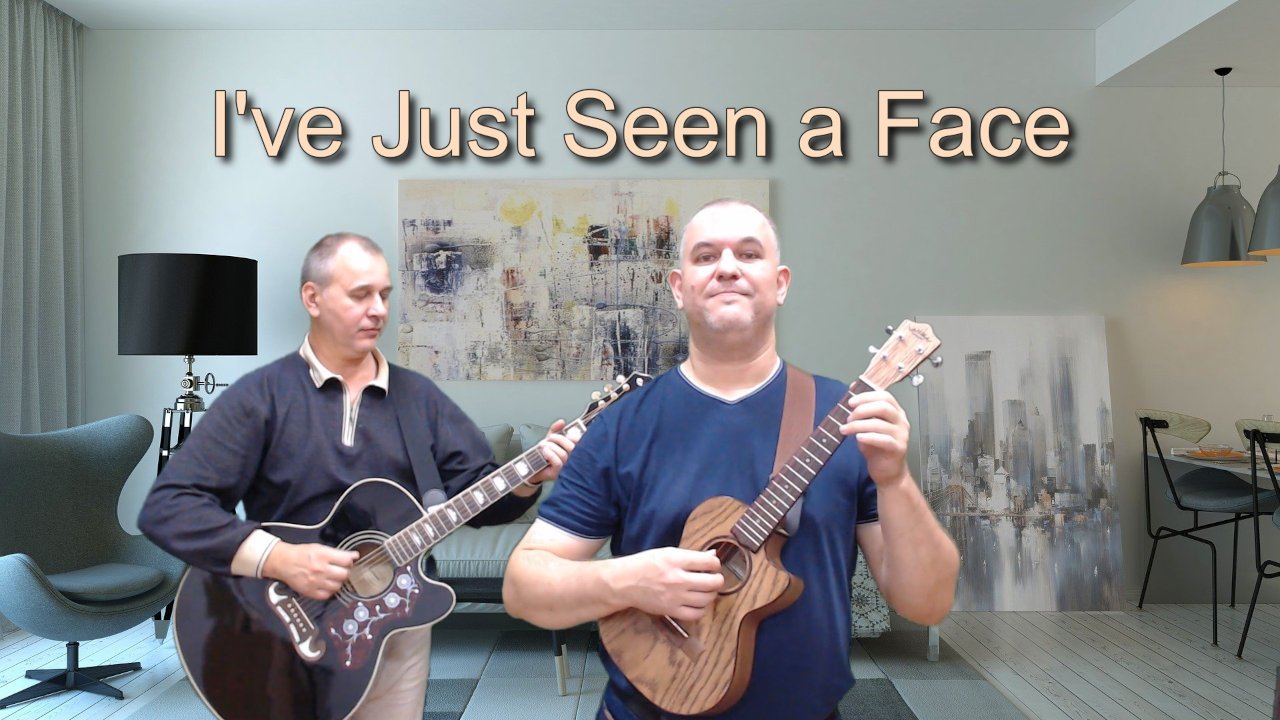 I've just seen a face (The Beatles, cover) Guitar and Ukulele