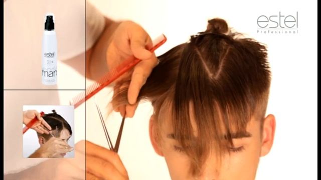 Модная мужская стрижка косметика ESTEL смотреть онлайн