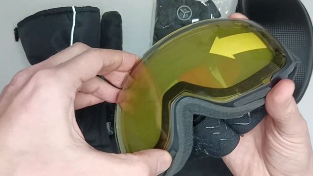 PHMAX - Горнолыжная маска со сменными линзами на магнитах. review of ski gloves and goggles смотреть онлайн