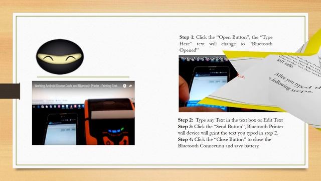 ANDROID BLUETOOTH PRINTING EXAMPLE CODE смотреть онлайн