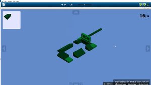 Lego mini tank T 34 (tutorial)
