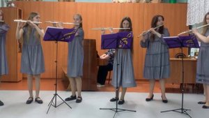 Й.Гайдн "Менуэт Быка" исп. ансамбль флейт "Северные акварели"