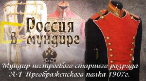 19. Россия в мундире. Мундир нестроевого старшего разряда Л-гв.Преображенского полка обр.1907г.