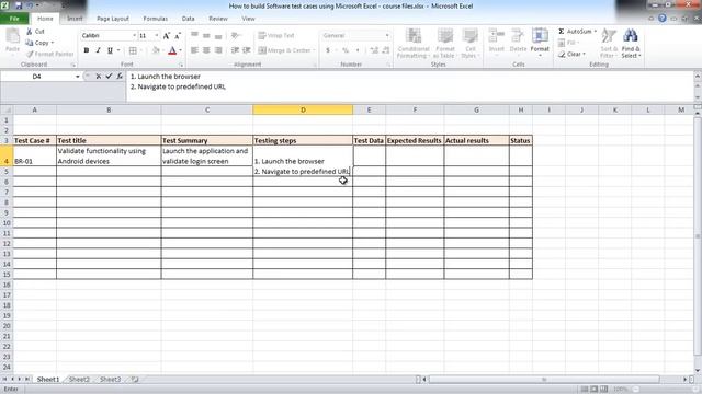 Software testing using excel - How to build test cases смотреть онлайн