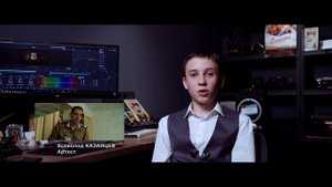 Всеволод Казанцев - исполнитель главной роли Вовки в фильме "Суворовец 1944"