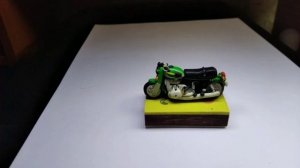 Мотоцикл Урал из пластилина