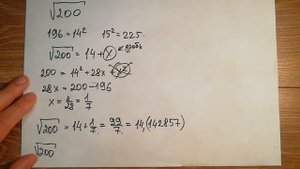 Как извлекать квадратный корень без калькулятора, даже если он не извлекается нацело