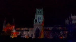 Durham Lumiere Festival - The World Machine-   Durham Cathedral-