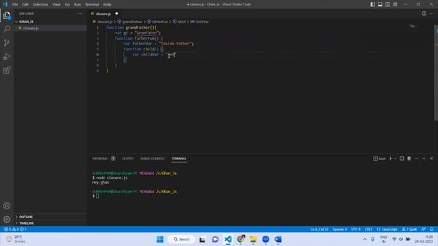 Closure in JavaScript | Closure Concept in JavaScript | lexical environment  | Lexical binding
