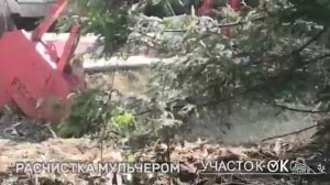 Расчистка участка мульчером п  Симагино