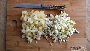 Окрошка на майонезе