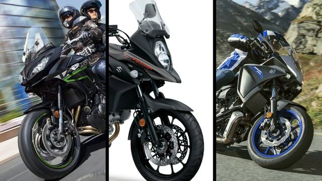 Kawasaki Versys 650 vs Suzuki V-Strom 650 vs Yamaha Tracer 700 |2020 models Comparison |TM смотреть онлайн