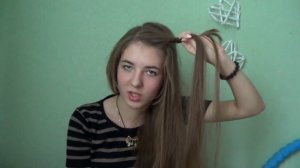 Простая и красивая повседневная прическа для длинных волос