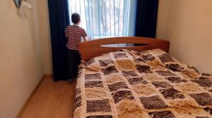 Тимур и мама играют с питомцами и устроили домашний зоопарк