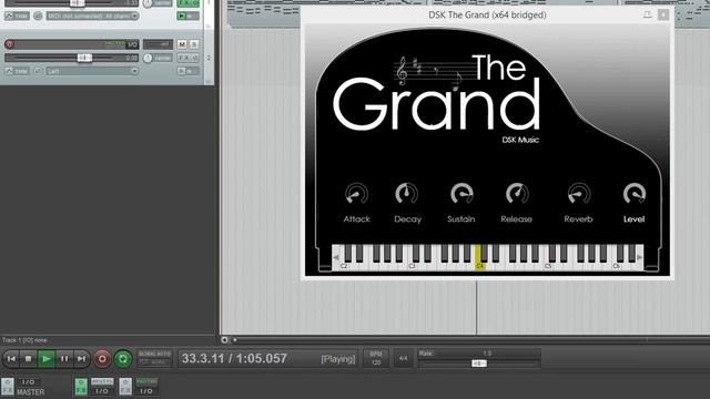 Testing out the new piano vst DSK THE GRAND (FREE VST) смотреть онлайн