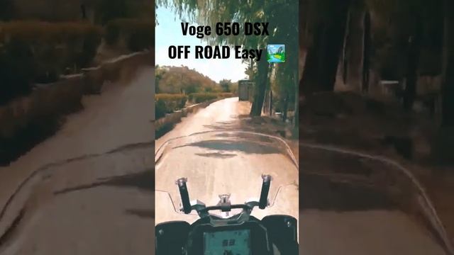 Haciendo un poquito de campo con la Voge 650DSX