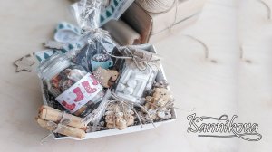 DIY новогодние подарки / Коробка с печеньем / Подарки на новый год /Christmas gifts/A box of cookies