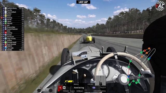 Delage 15S8 'Dick Seaman Special' at Bugatti circuit 1967 - 2x 25 minutes смотреть онлайн