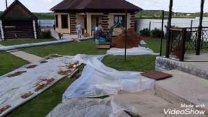 Теплотрасса, из болерной в дом