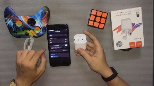 Trên TAI dòng sản phẩm Tai nghe Bluetooth True wireless:------Hoco Des 03------ смотреть онлайн