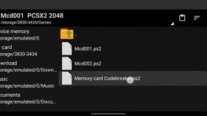 Update Codebreaker 2048 games para AetherSX2
