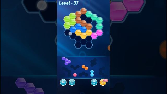 Block Hexa Puzzle Hero Level 37 Walkthrough