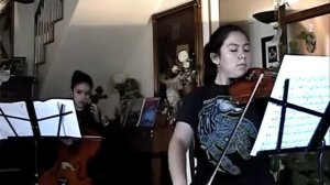 Meditation de Thais. Violin & cello duet. Desiree & Dominque Negrette. 3-29-2015