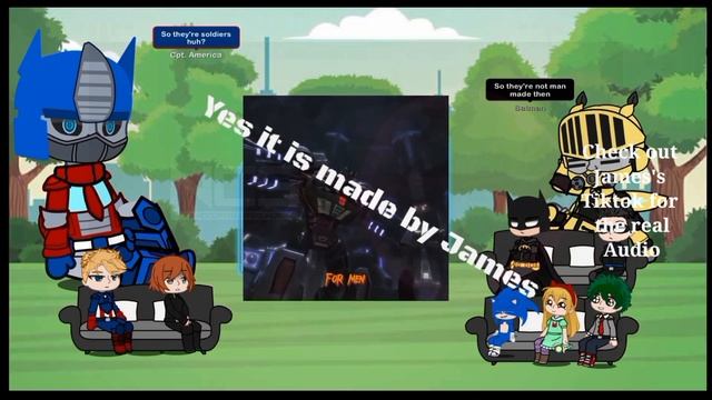 Heroes react to each other (Transformers) смотреть онлайн