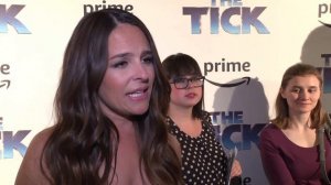 The Tick Blue Carpet Premiere interview Yara Martinez 4