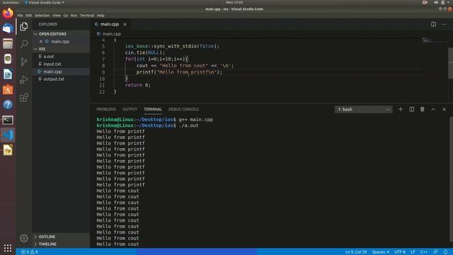 Fast Input/Output In C++ For Competitive Programming