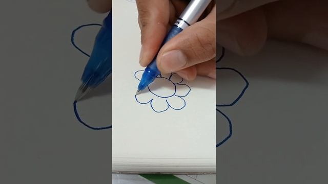 Flower drawing style