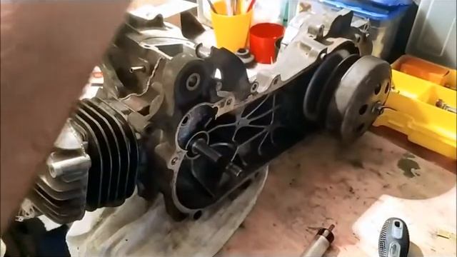 Установка лепесткового клапан хонда дио honda dio 34