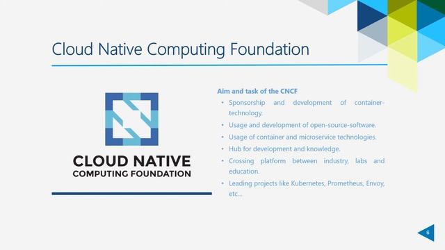 Kubernetes Basics #1 - The Cloud Native Computing Foundation (CNCF)