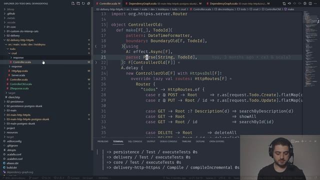Part 12 - http4s & skunk - TF to ZIO (The Big Rewrite) - Getting Started with #ZIO in #Scala3 смотреть онлайн