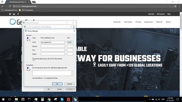 Proxy configuration for Chrome, Edge & Internet Explorer browsers смотреть онлайн