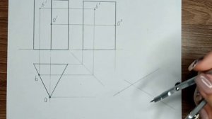 Как начертить ПРИЗМУ ТРЕХГРАННУЮ