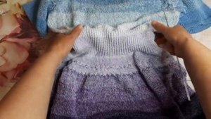 Платье "Летняя прохлада" Вязание спицами. Yarn Art Flowers