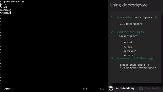 07 9 Using dockerignore смотреть онлайн