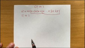 Proof that zero factorial equals one (0!=1)