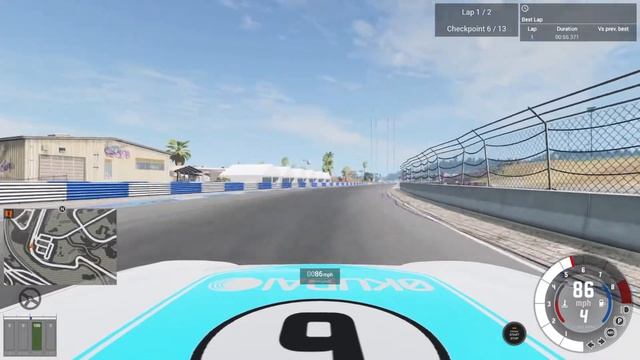 West Coast Trial: Ibishu Miramar Track Beamng Drive