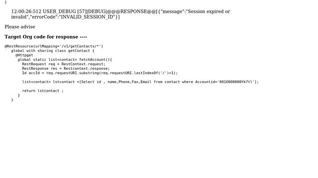 Salesforce: Session expired or invalid","errorCode":"INVALID_SESSION_ID in Named Credentials смотреть онлайн