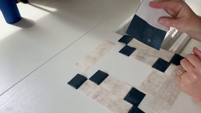 Square Chain Quilt {queen sized quilt made with pre-cut 10" squares (layer cakes)} beginner friendl