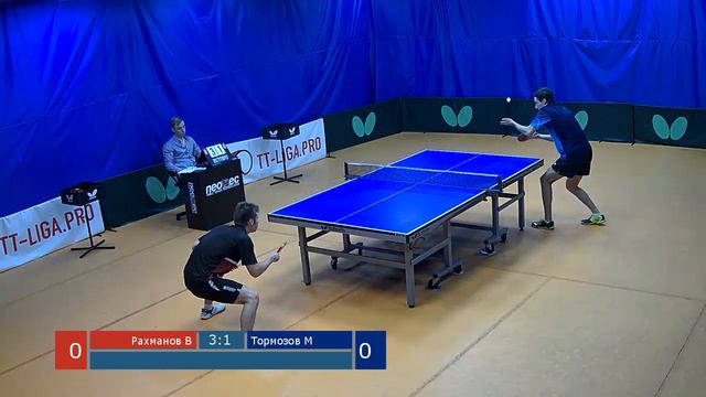 Настольный теннис. Лига Про. Турнир 7 сентября 2018г. Муж. Рейтинг 700-800 смотреть онлайн