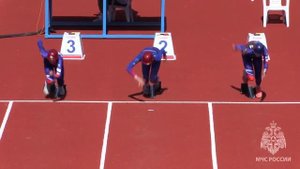 Чемпионат МЧС России. Штурмовая лестница